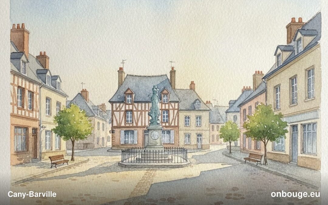 Aquarelle de Cany-Barville