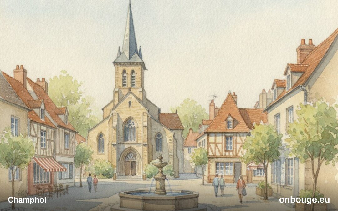 Aquarelle de Champhol