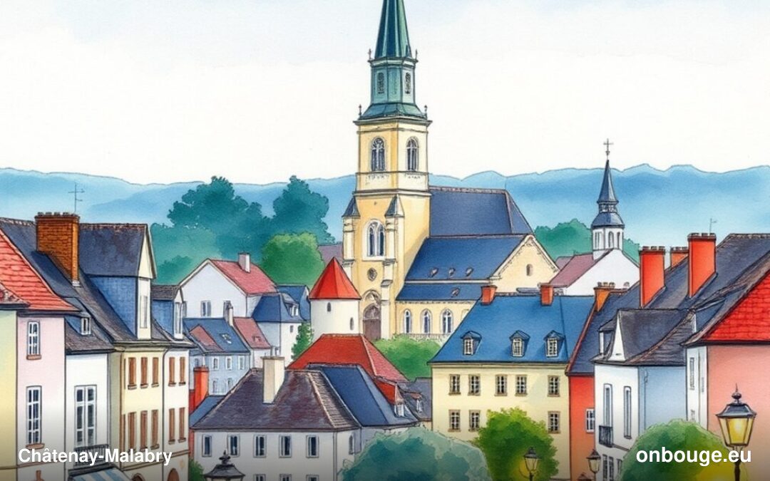 Aquarelle de Châtenay-Malabry
