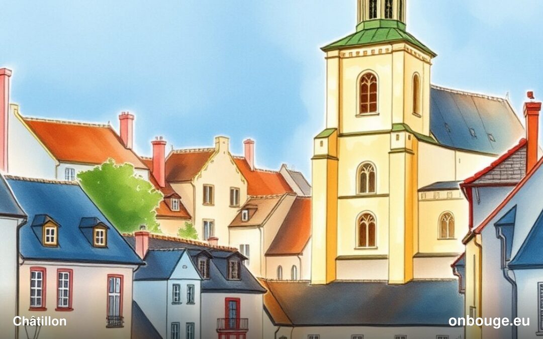 Aquarelle de Châtillon