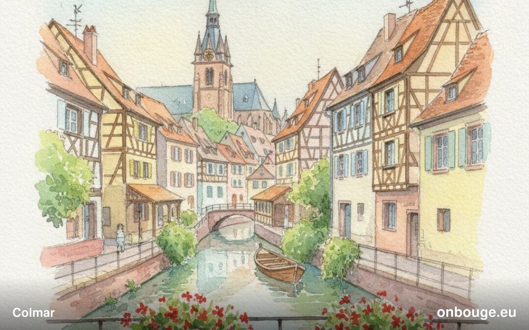 Aquarelle de Colmar