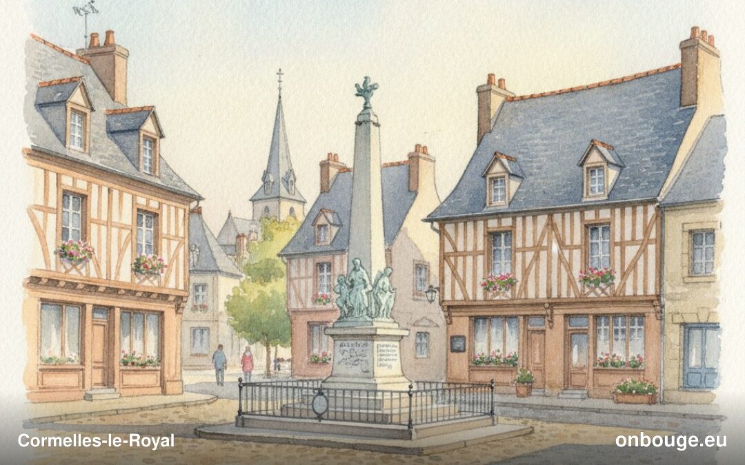 Aquarelle de Cormelles-le-Royal
