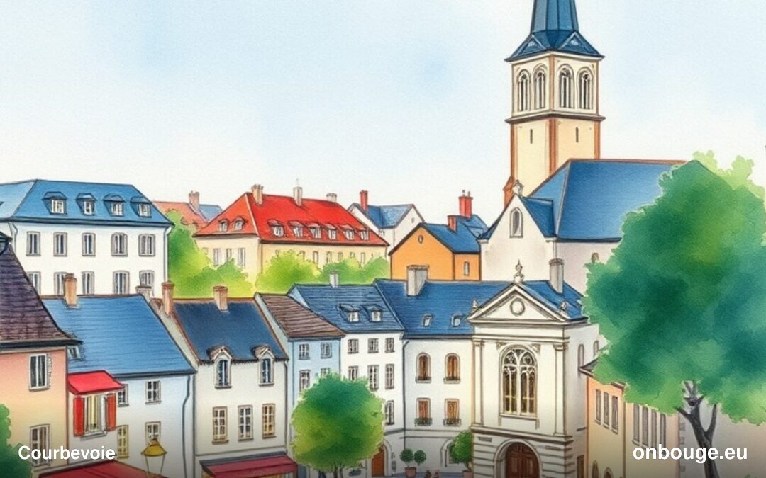 Aquarelle de Courbevoie