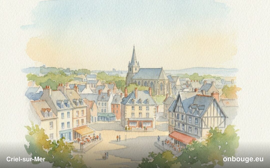 Aquarelle de Criel-sur-Mer