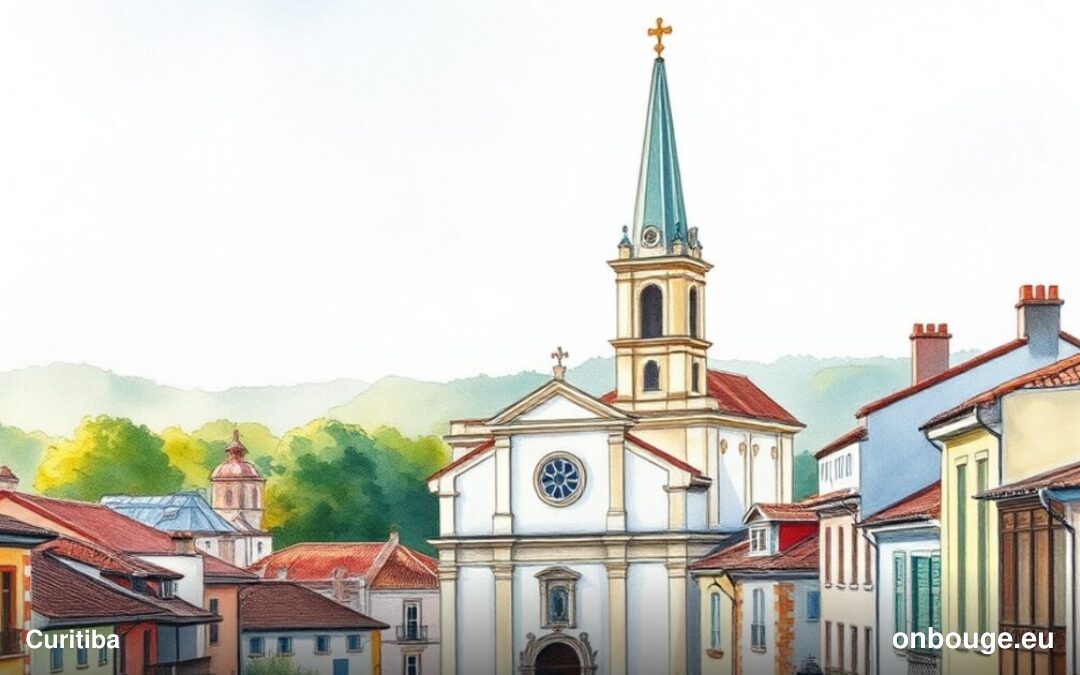 Aquarelle de Curitiba, Brésil
