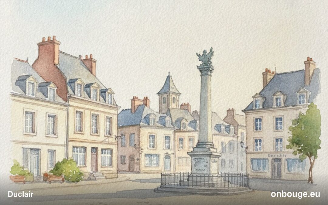 Aquarelle de Duclair