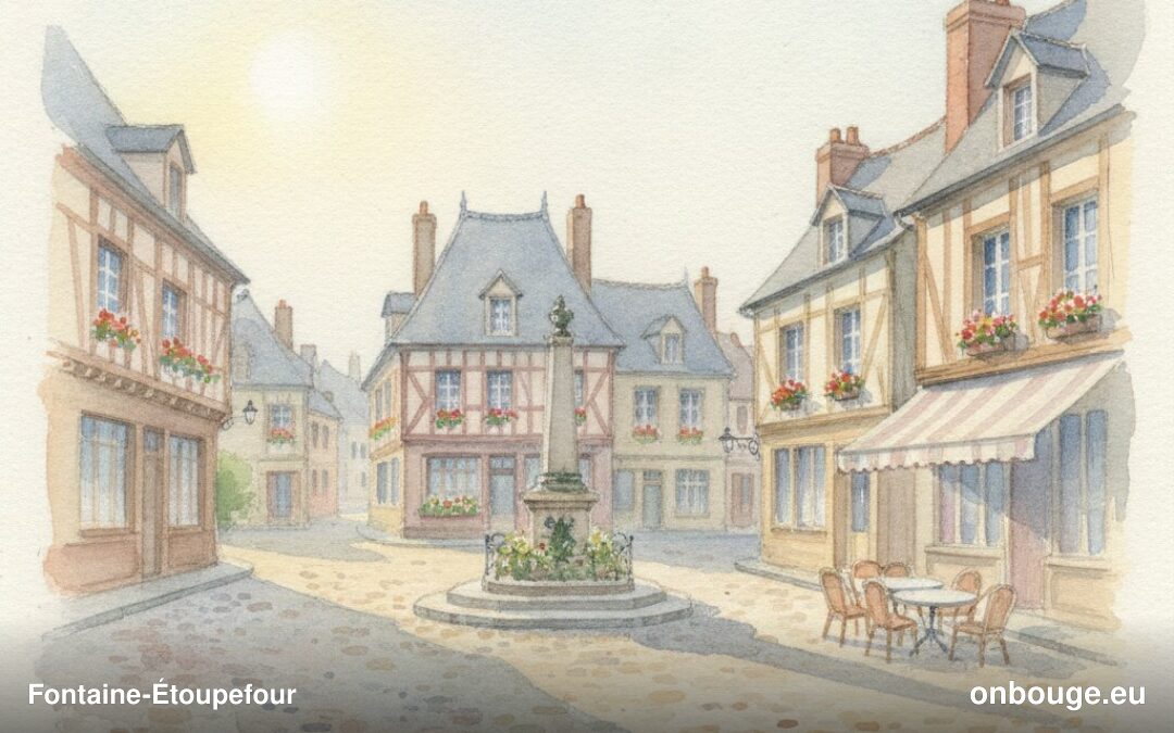 Aquarelle de Fontaine-Étoupefour