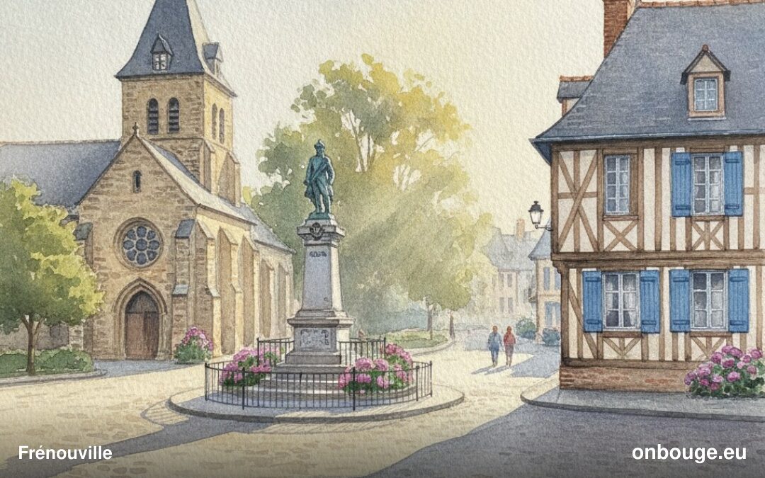 Aquarelle de Frénouville