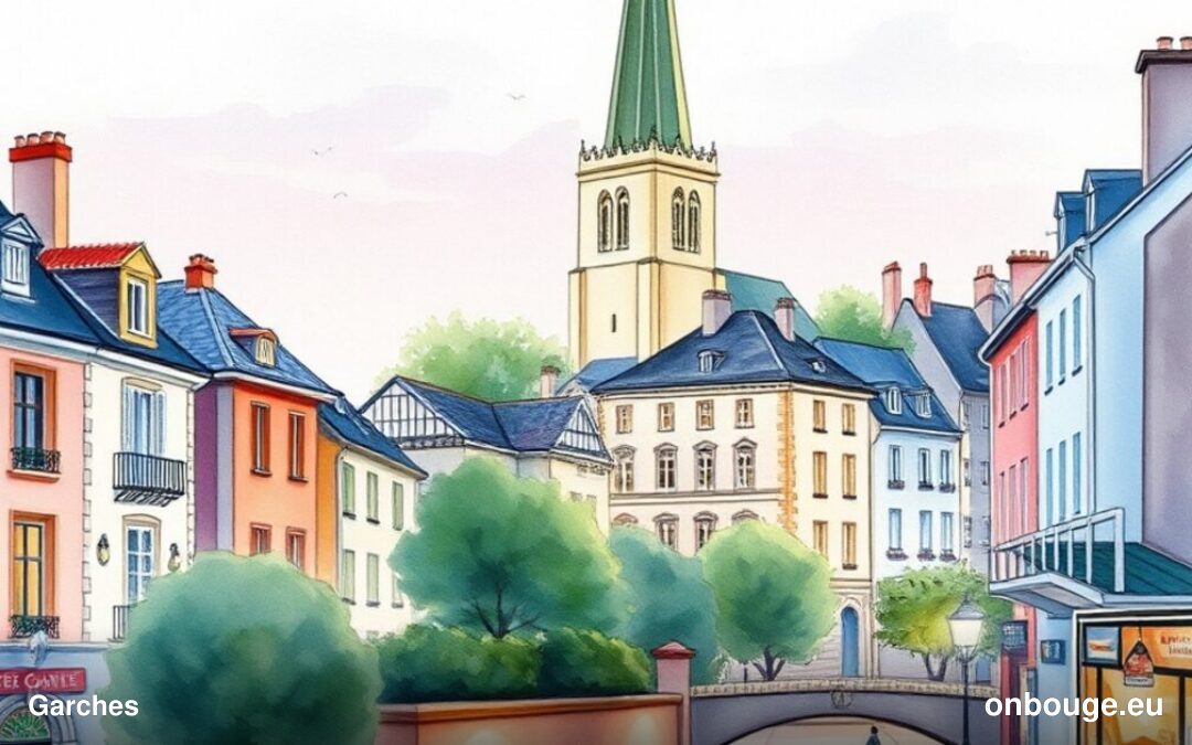 Aquarelle de Garches