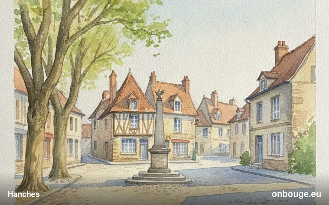 Aquarelle de Hanches