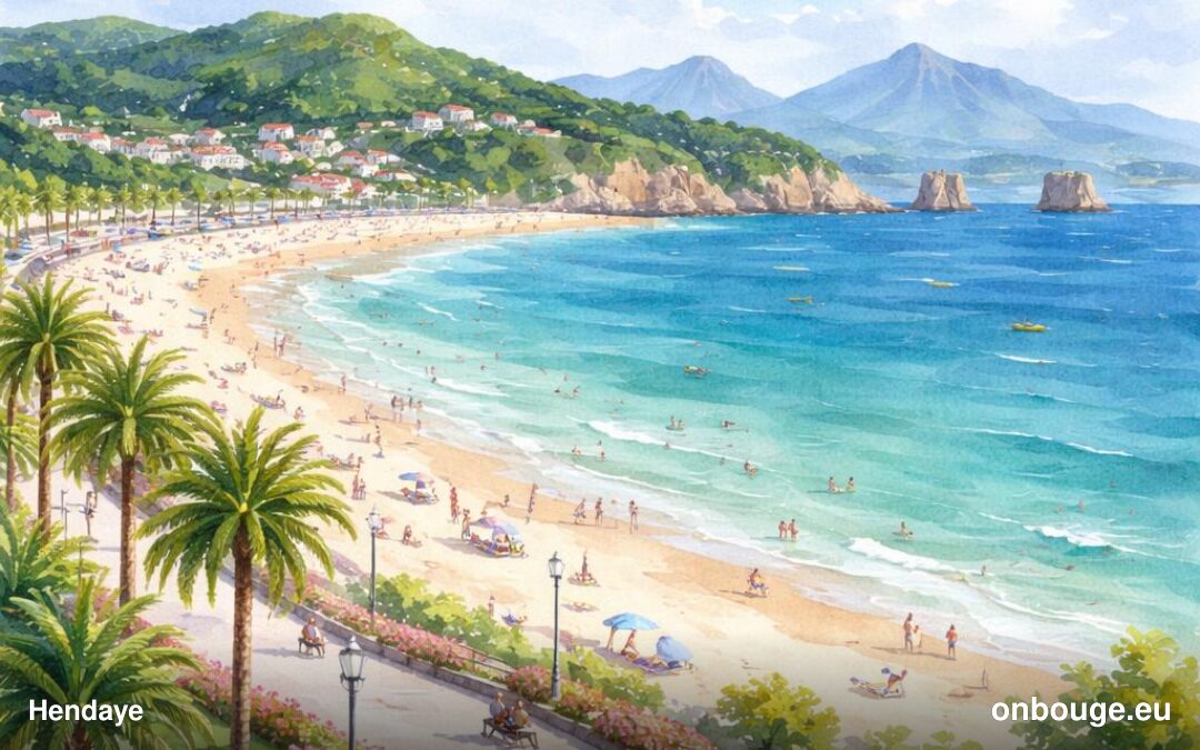Aquarelle de Hendaye
