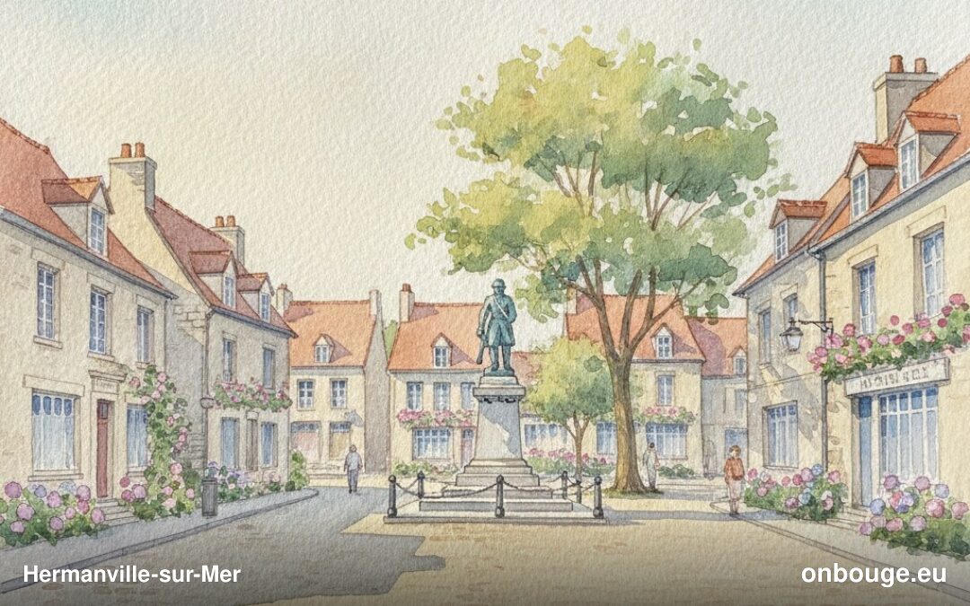 Aquarelle de Hermanville-sur-Mer