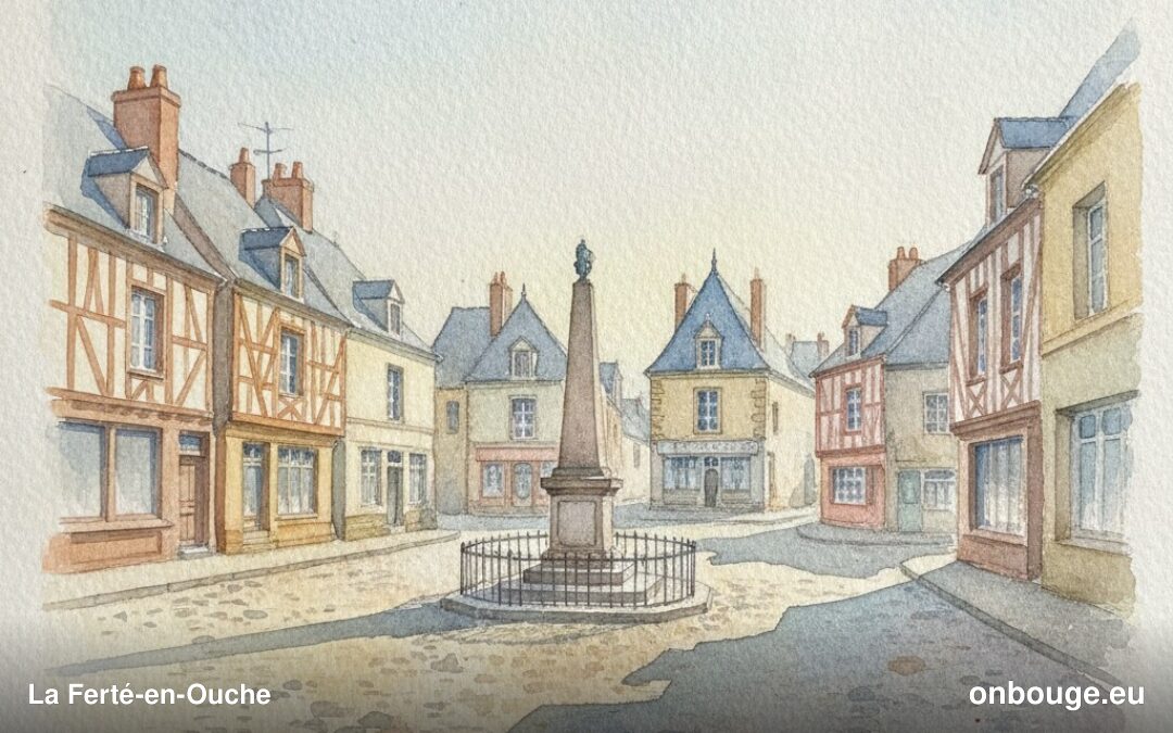 Aquarelle de La Ferté-en-Ouche