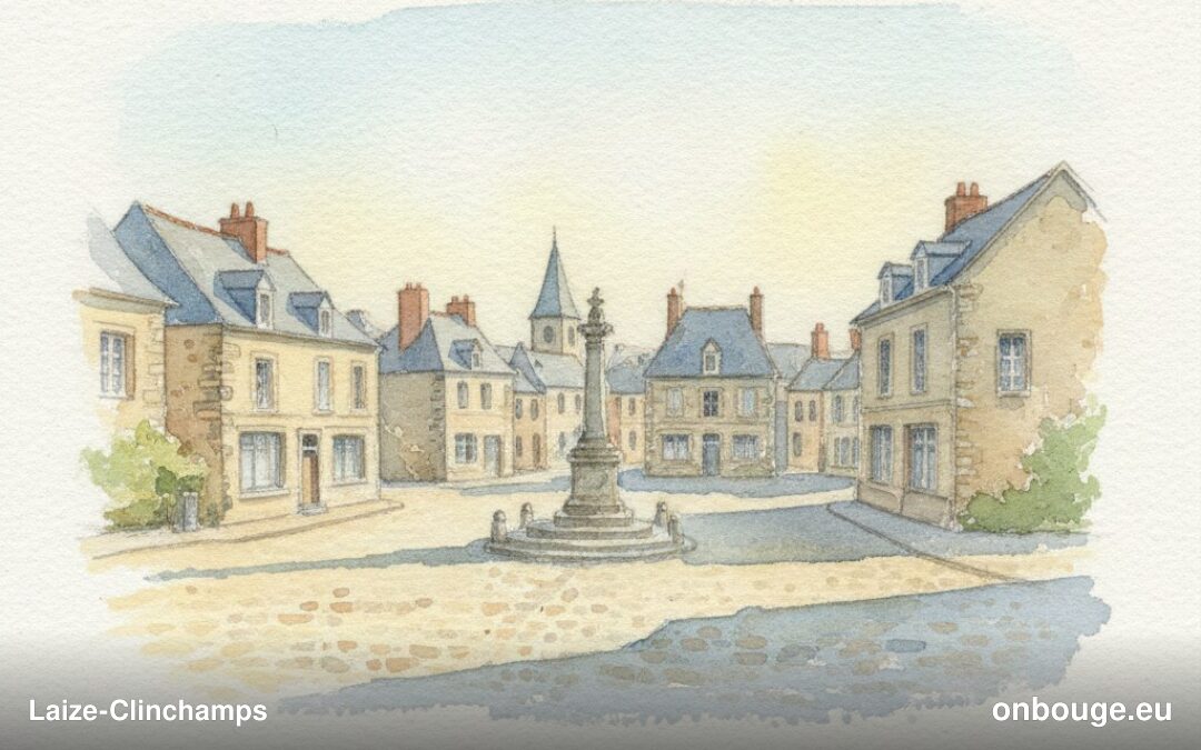 Aquarelle de Laize-Clinchamps
