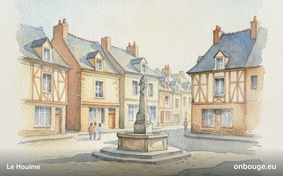 Aquarelle de Le Houlme
