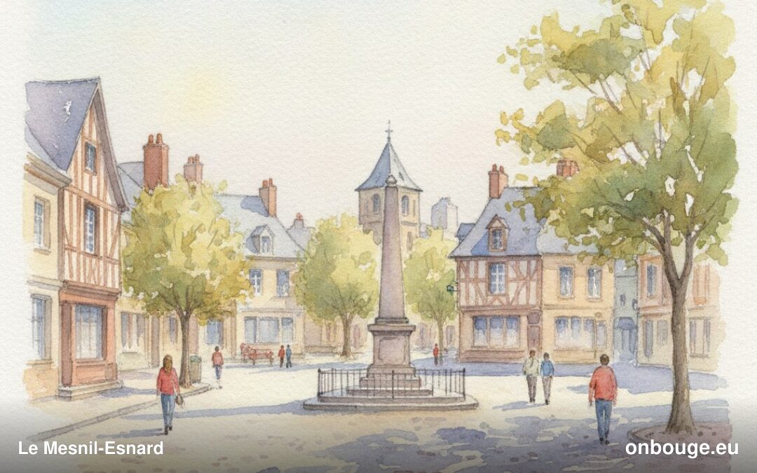 Aquarelle de Le Mesnil-Esnard