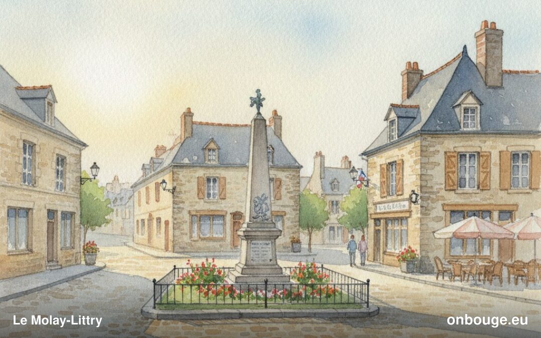 Aquarelle de Le Molay-Littry