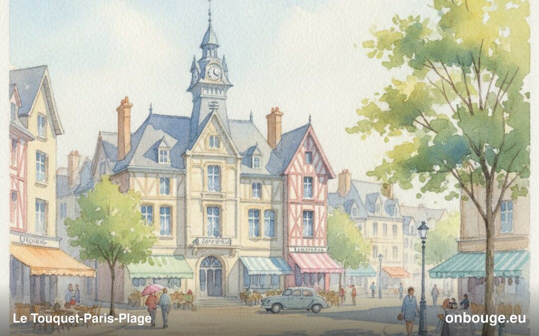 Aquarelle de Le Touquet-Paris-Plage