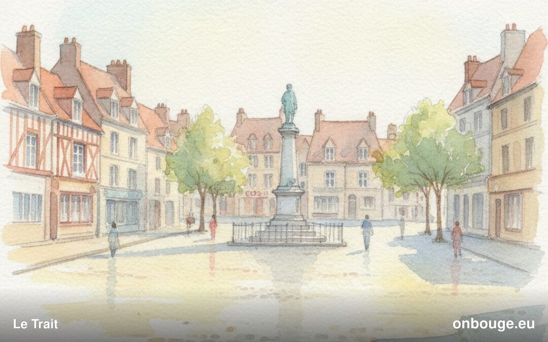 Aquarelle de Le Trait