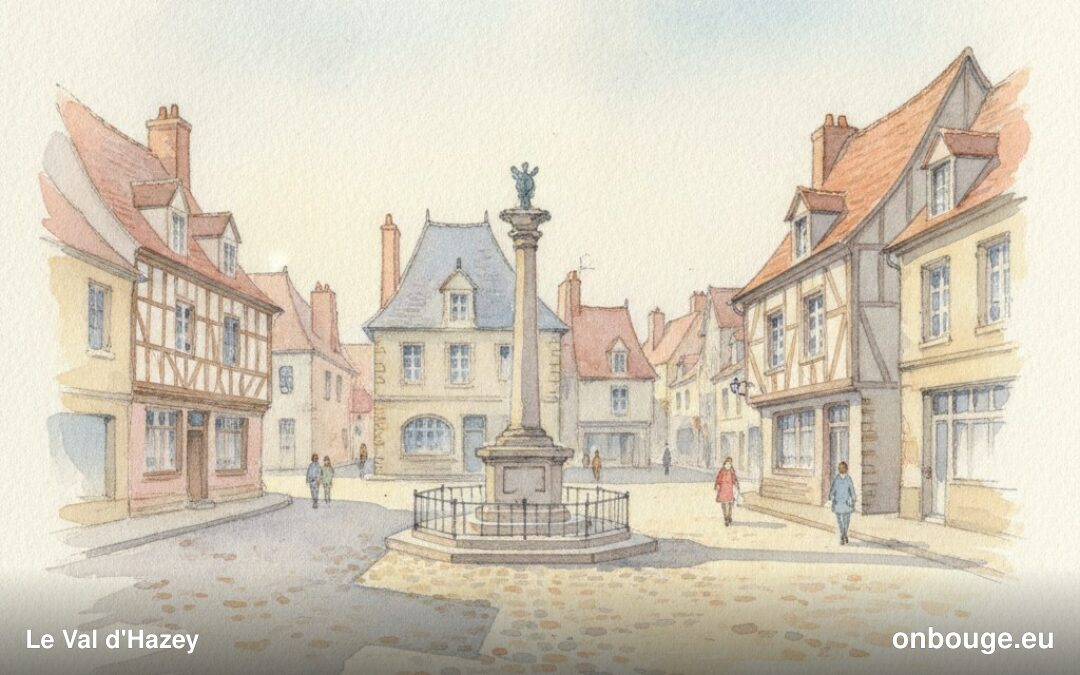 Aquarelle de Le Val d'Hazey