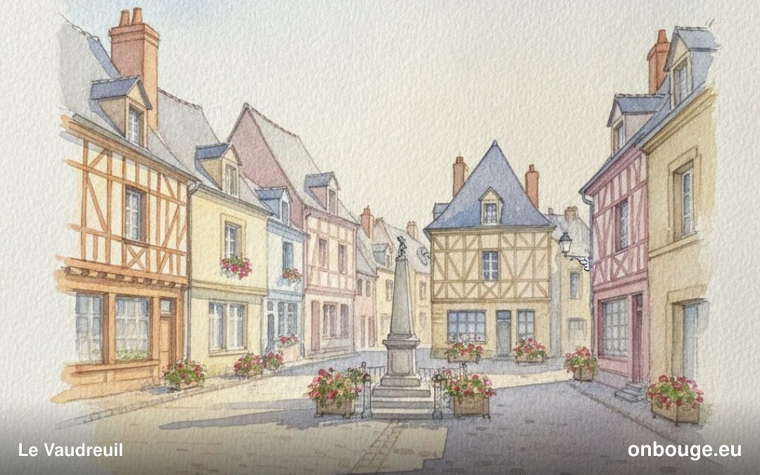 Aquarelle de Le Vaudreuil