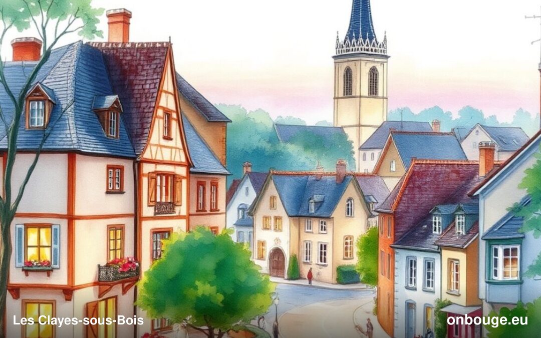 Aquarelle de Les Clayes-sous-Bois