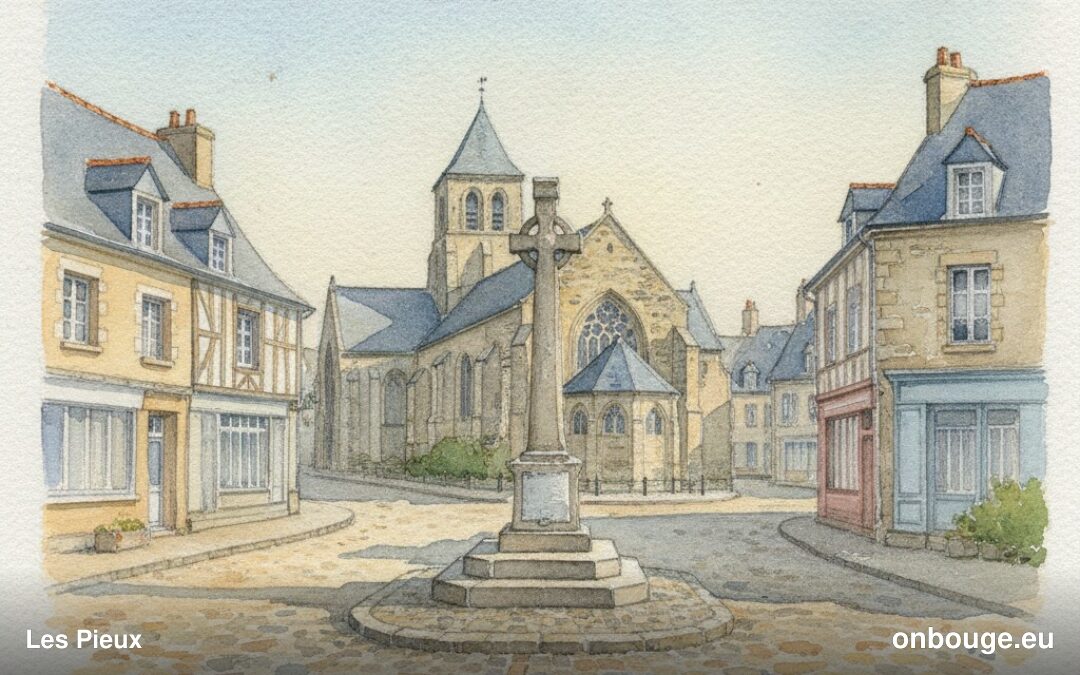 Aquarelle de Les Pieux
