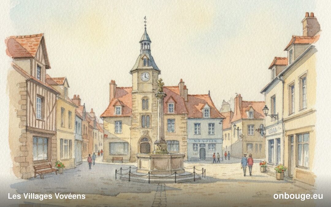 Aquarelle de Les Villages Vovéens
