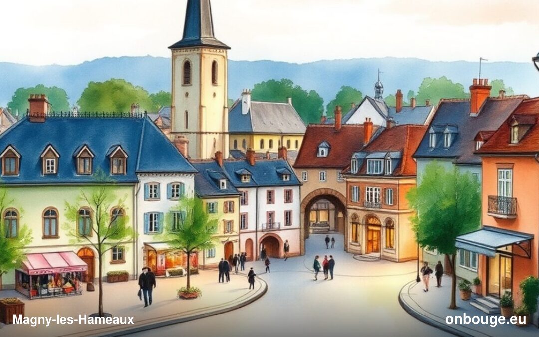 Aquarelle de Magny-les-Hameaux