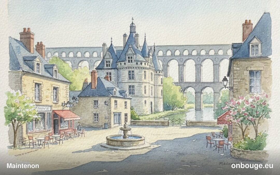 Aquarelle de Maintenon