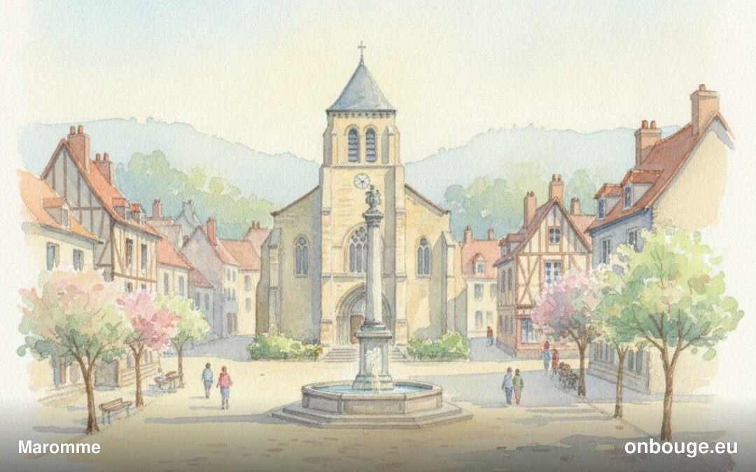 Aquarelle de Maromme