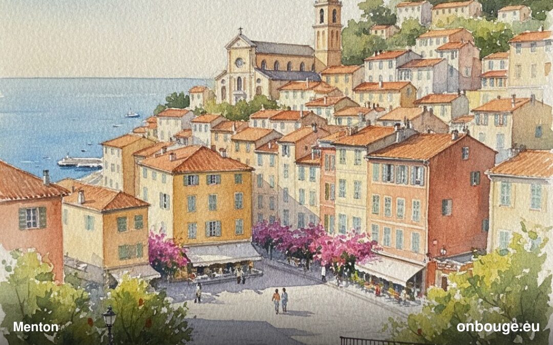 Aquarelle de Menton