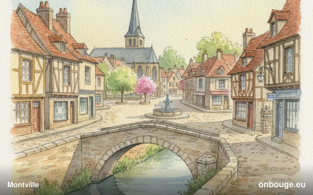 Aquarelle de Montville