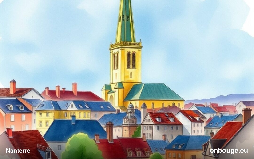 Aquarelle de Nanterre