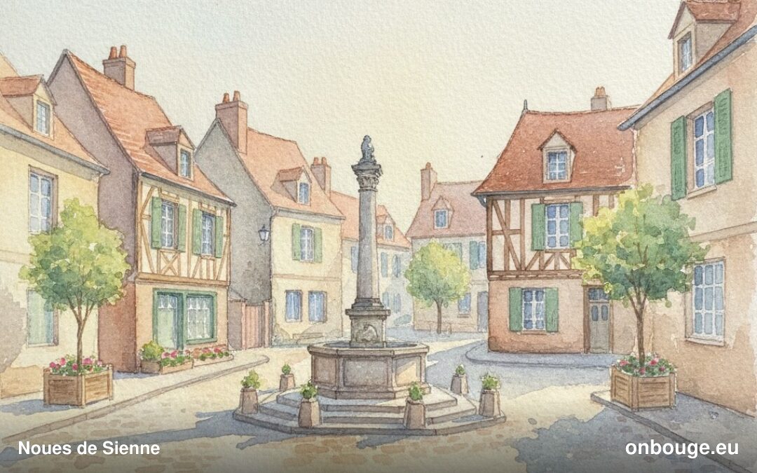 Aquarelle de Noues de Sienne