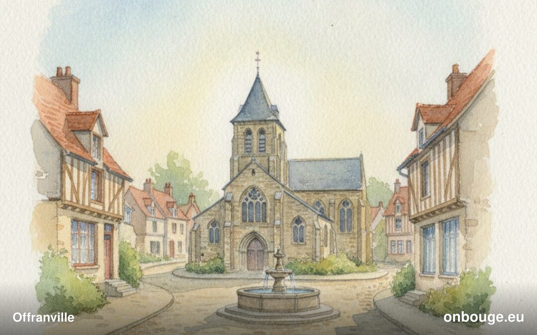 Aquarelle de Offranville