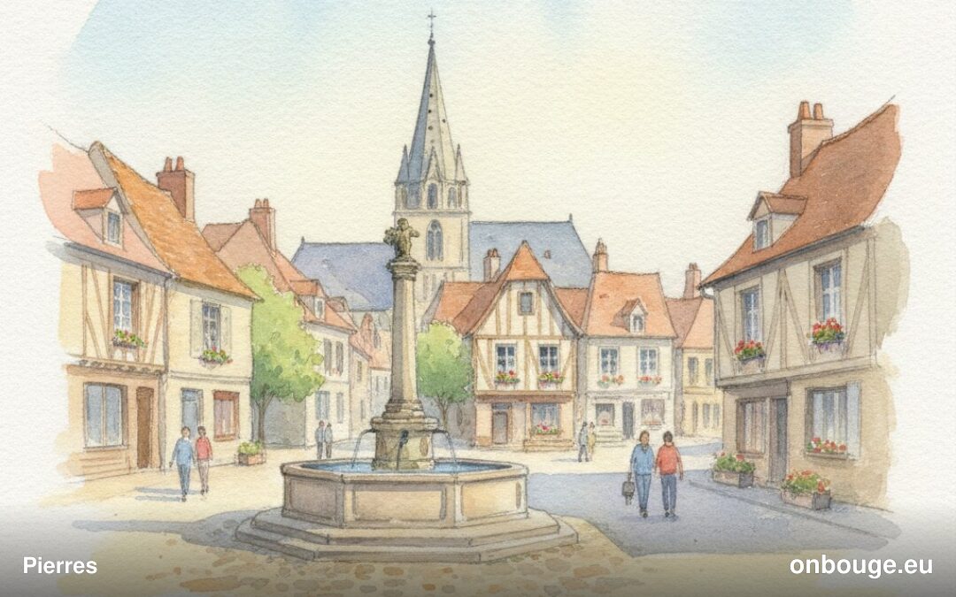 Aquarelle de Pierres