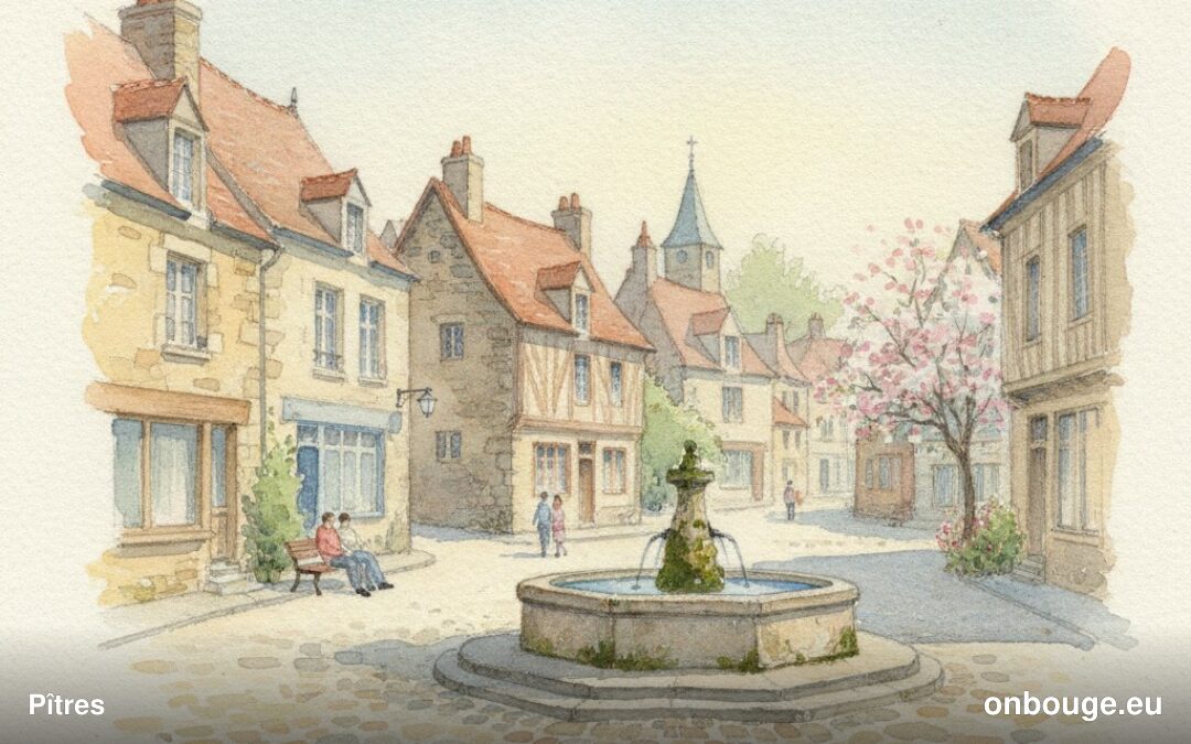 Aquarelle de Pîtres