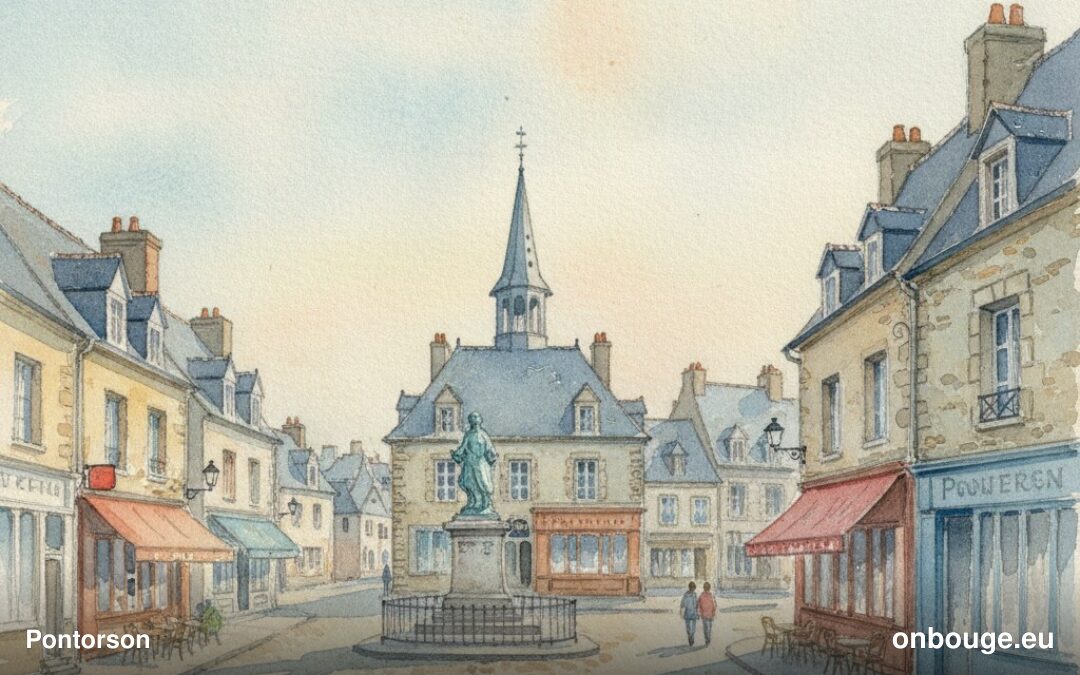 Aquarelle de Pontorson