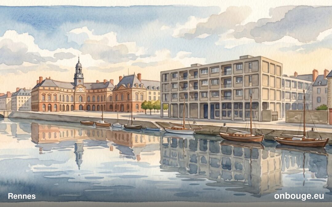 Aquarelle de Rennes