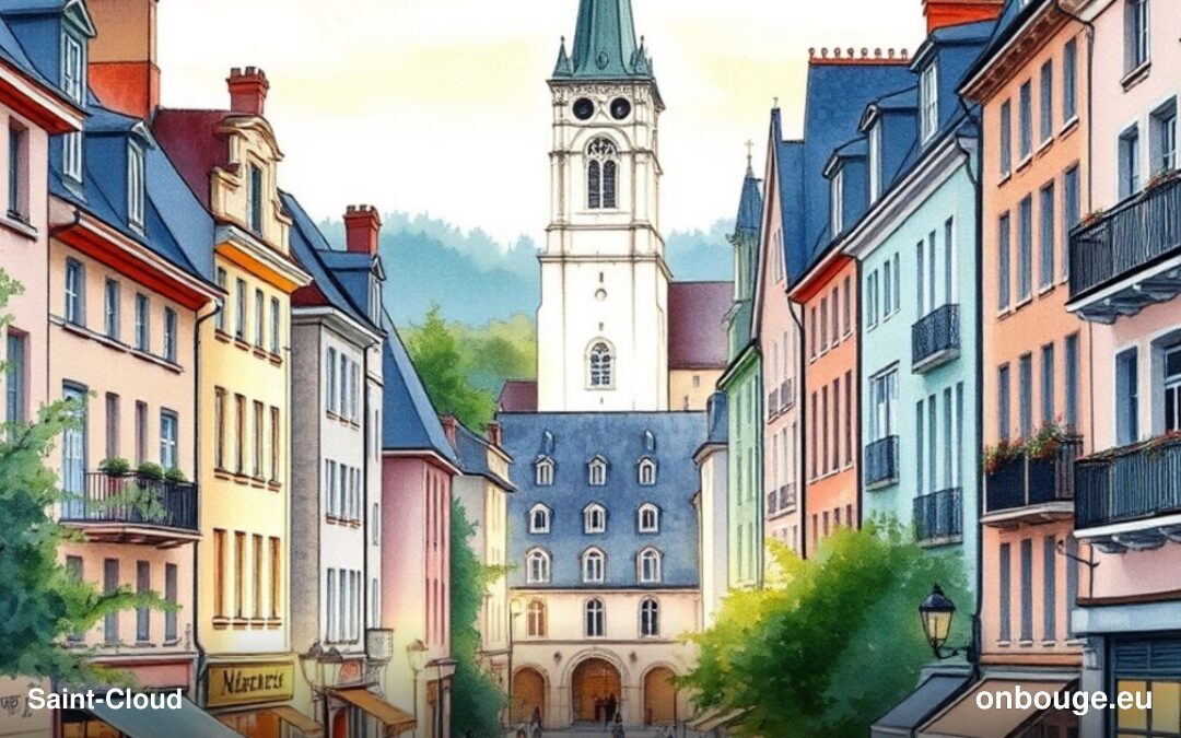 Aquarelle de Saint-Cloud