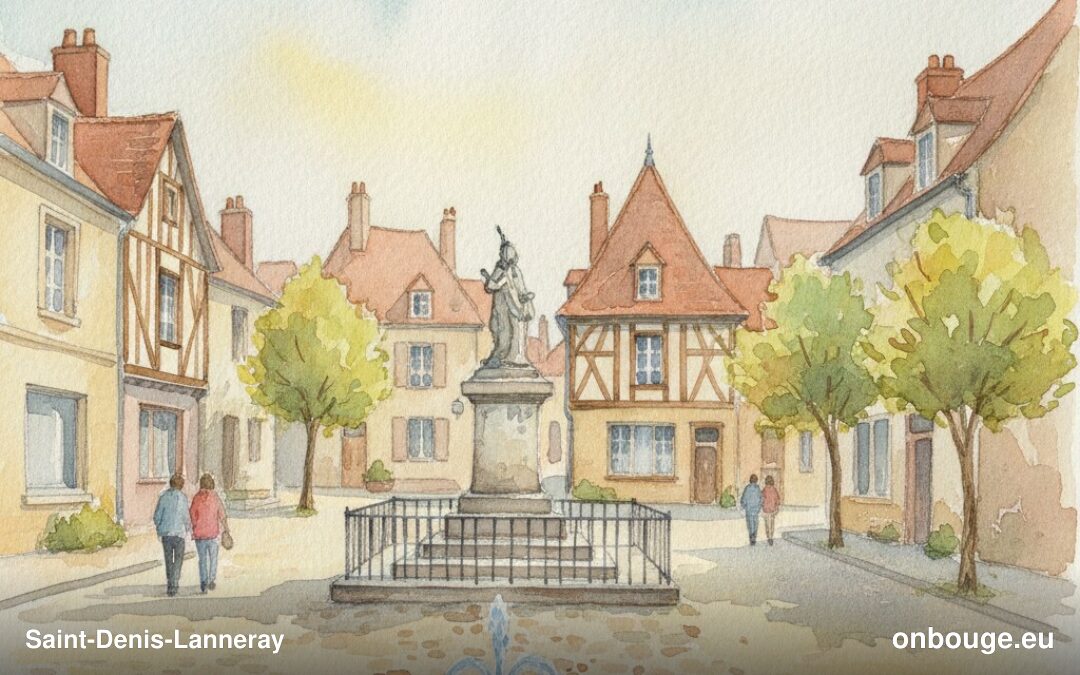 Aquarelle de Saint-Denis-Lanneray