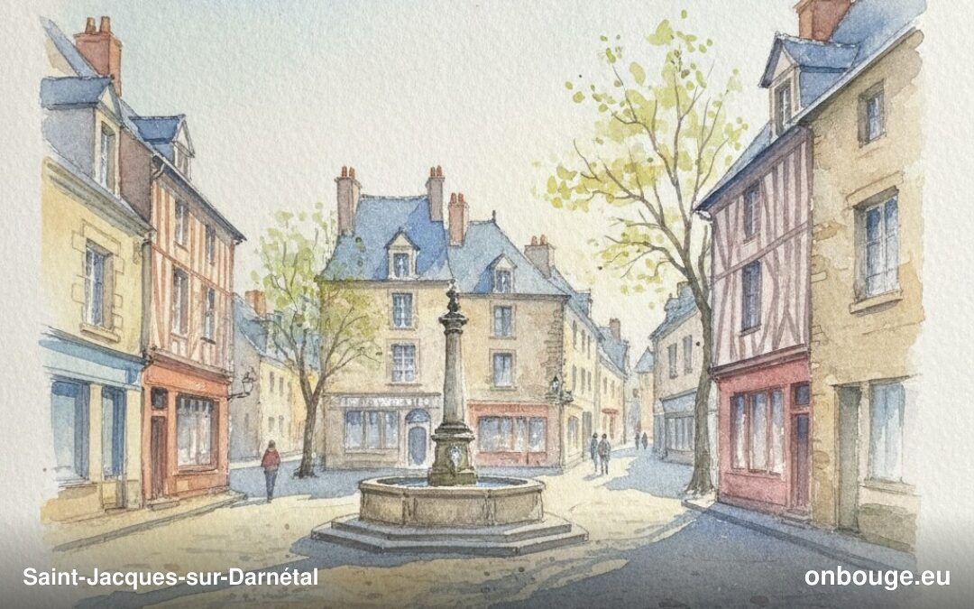 Aquarelle de Saint-Jacques-sur-Darnétal