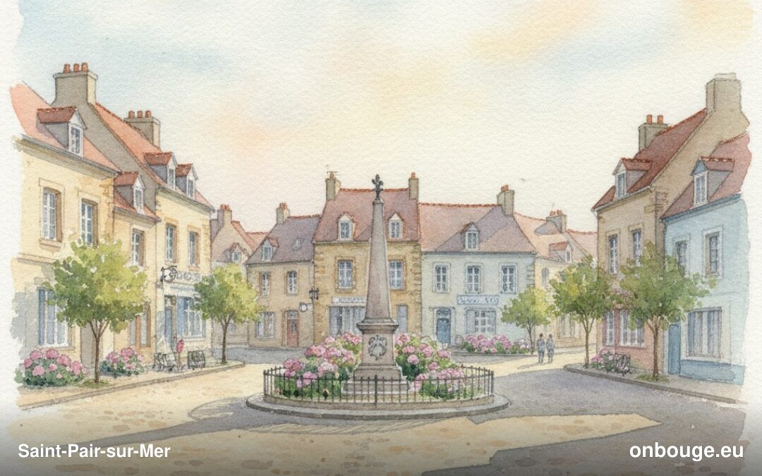 Aquarelle de Saint-Pair-sur-Mer