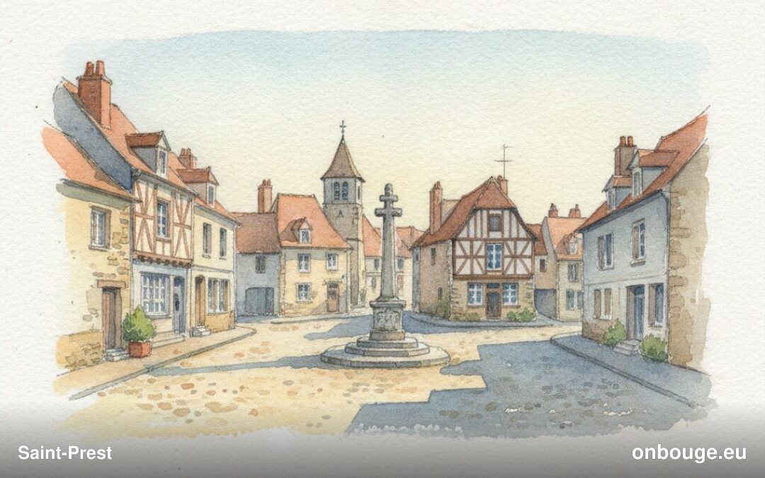 Aquarelle de Saint-Prest