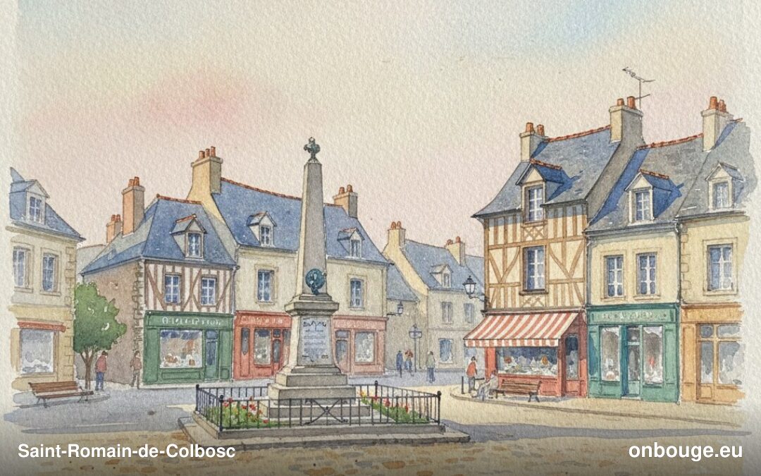 Aquarelle de Saint-Romain-de-Colbosc