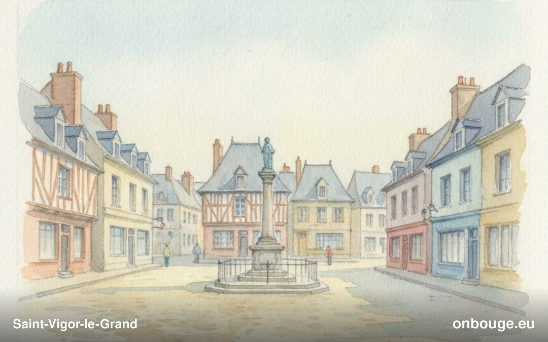 Aquarelle de Saint-Vigor-le-Grand