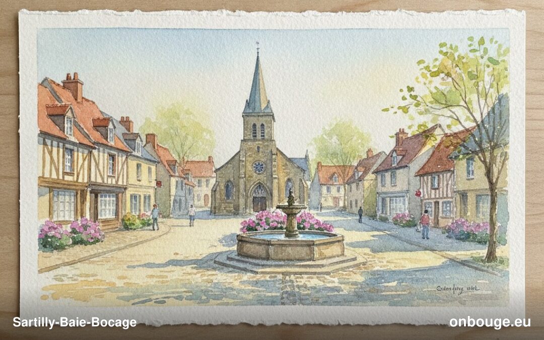 Aquarelle de Sartilly-Baie-Bocage