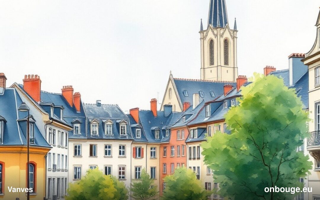 Aquarelle de Vanves