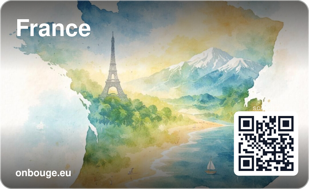 France — carte OnBouge avec QR